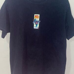HUF Marvel Comics Black Tee with Graphic